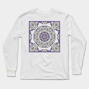 Floral square pattern Long Sleeve T-Shirt